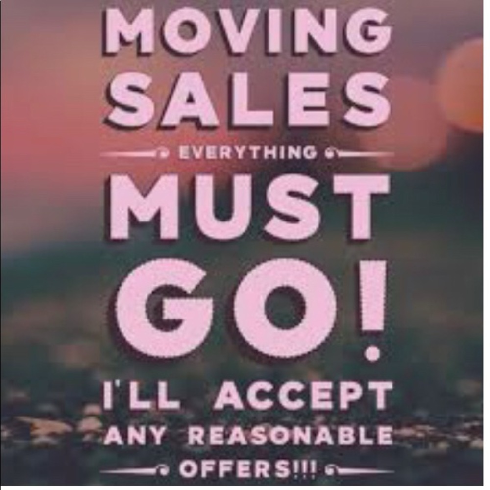 All closet items-MOVING SALE-final week